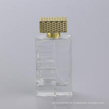 Garrafa de vidro verificada no local do perfume do fornecedor 100ml